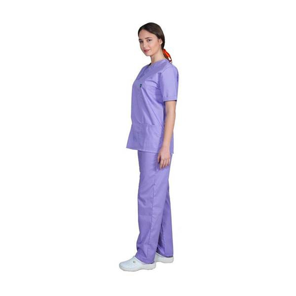 Alezi Σετ Παντελόνι & Μπλούζα Unisex σε Μωβ Χρώμα SCRUB-UNISEX-VIOLET - Image 4