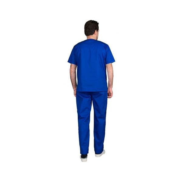 Alezi Σετ Παντελόνι & Μπλούζα Unisex σε Μπλε Χρώμα SCRUB-UNISEX-ROYAL-BLUE - Image 5