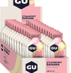 GU Energy Gel 24 x 32gr Strawberry Banana