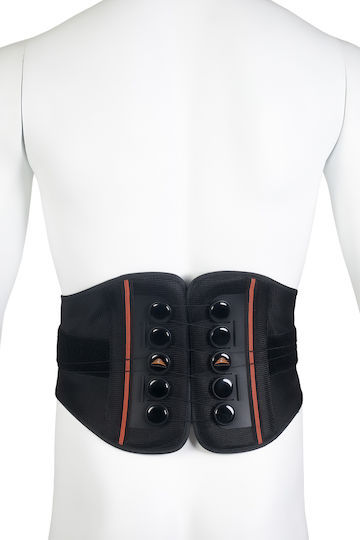 Medical Brace MB.5317 Ζώνη Μέσης Ύψους 22cm σε Μαύρο χρώμα - Image 2