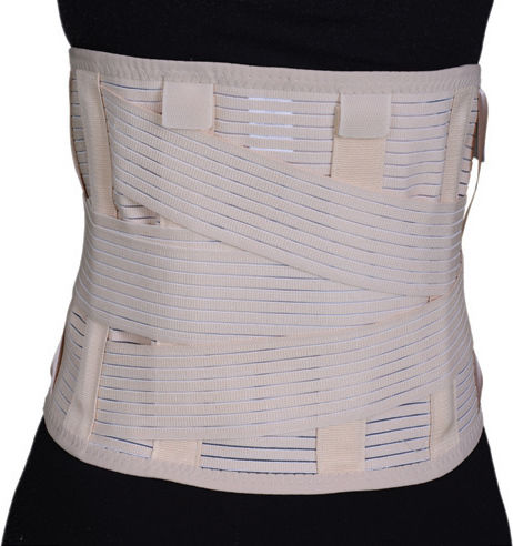 Medical Brace MB.5306 Ελαστική Ζώνη Μέσης με Μπανέλες σε Μπεζ χρώμα - Image 2