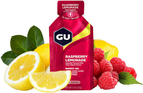 GU Energy Gel με Γεύση Raspberry Lemonade 32gr - Image 2