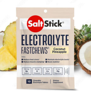 SaltStick Electrolyte Fastchews Coconut Pineapple 10 μασώμενες ταμπλέτες